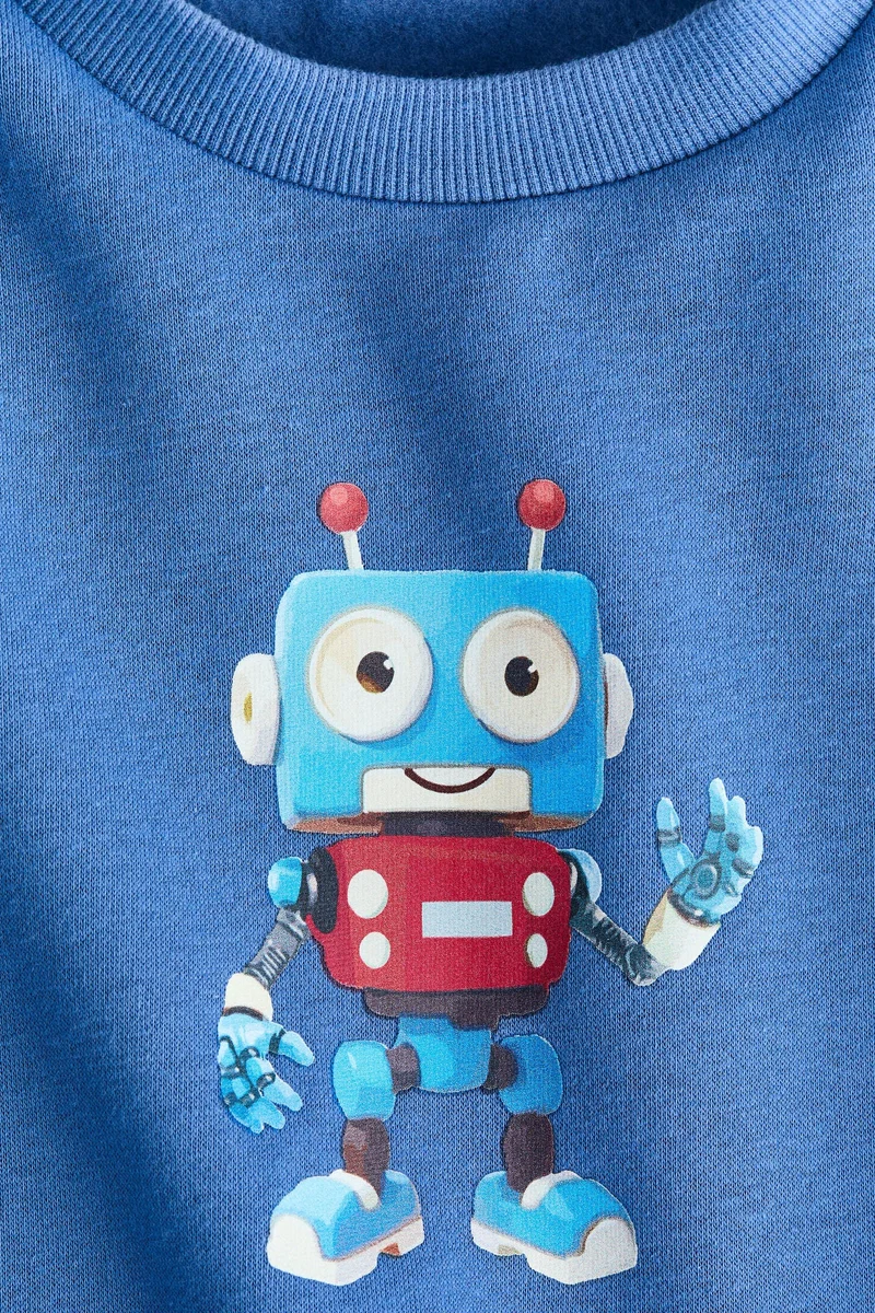 اتش اند ام بلوزة بطبعة مميزة